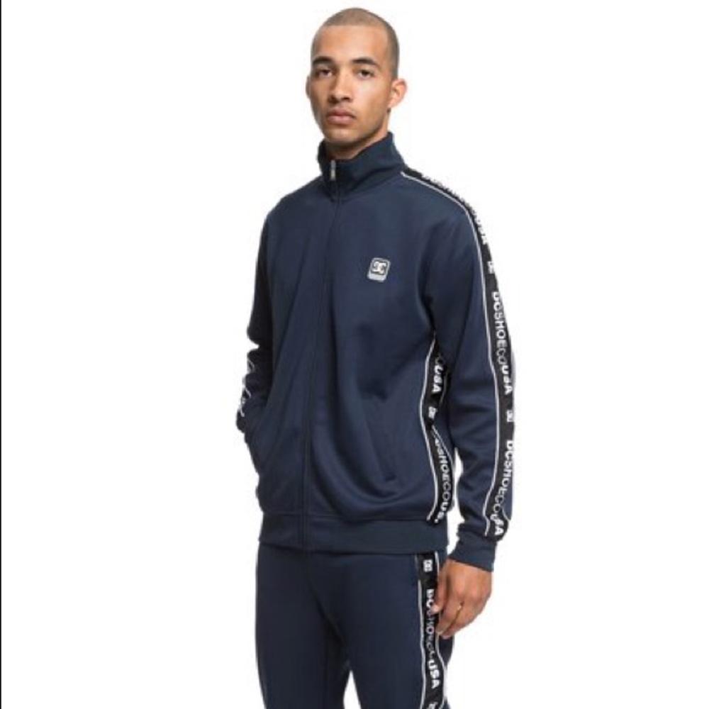 🔥DC BELLINGHAM ZIP-UP TRACK JACKET NWT - Picture 5 of 9